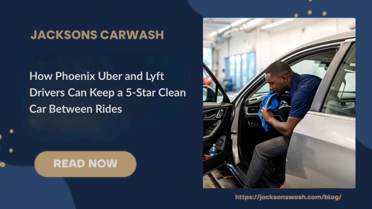 A person sitting in a car