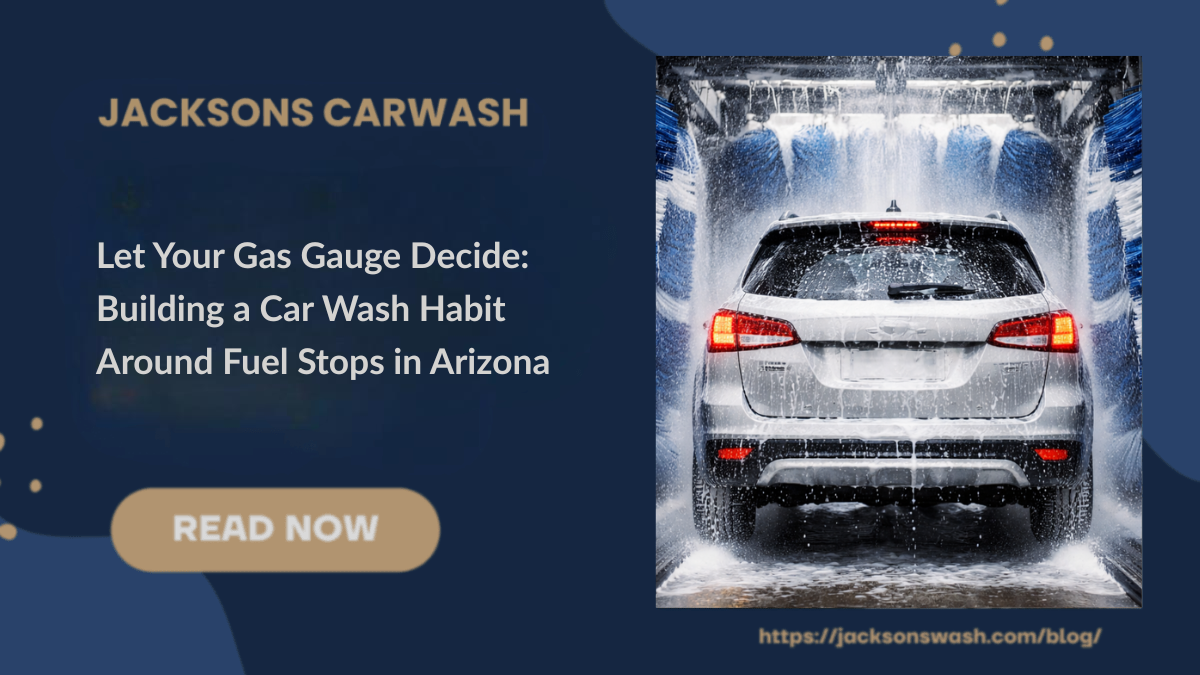 a car going through a car wash