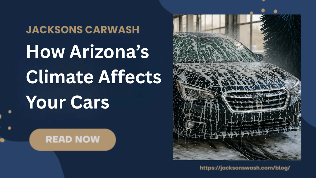 a car being washed through a car wash