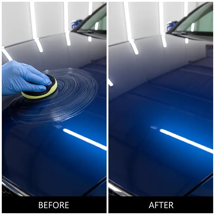 Polishing and Gloss Enhancement Before After Exterior Detailing Arizona