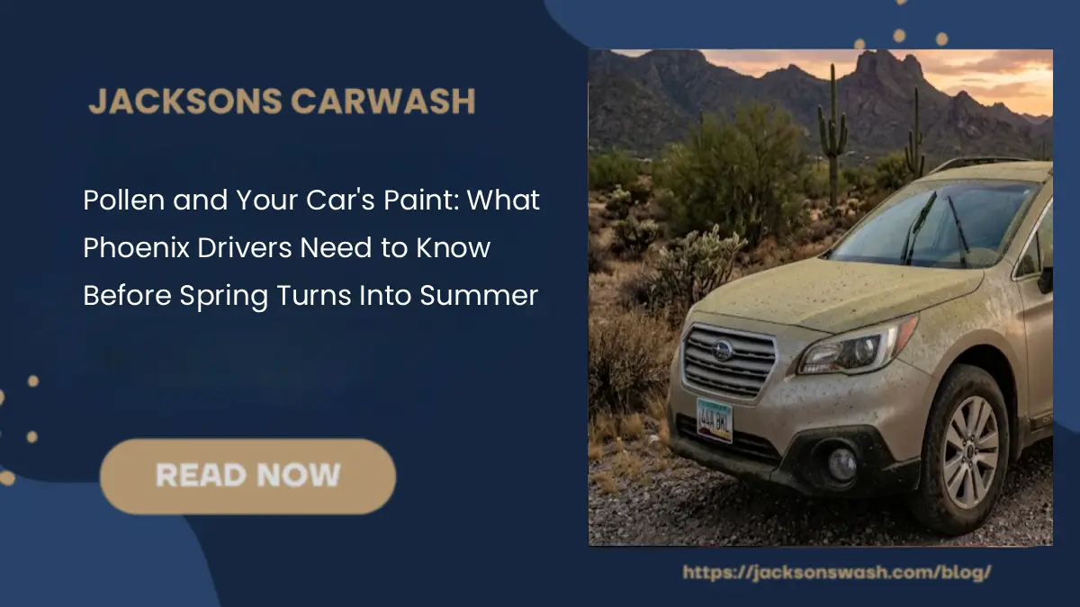 SUV covered in desert dust and contamination