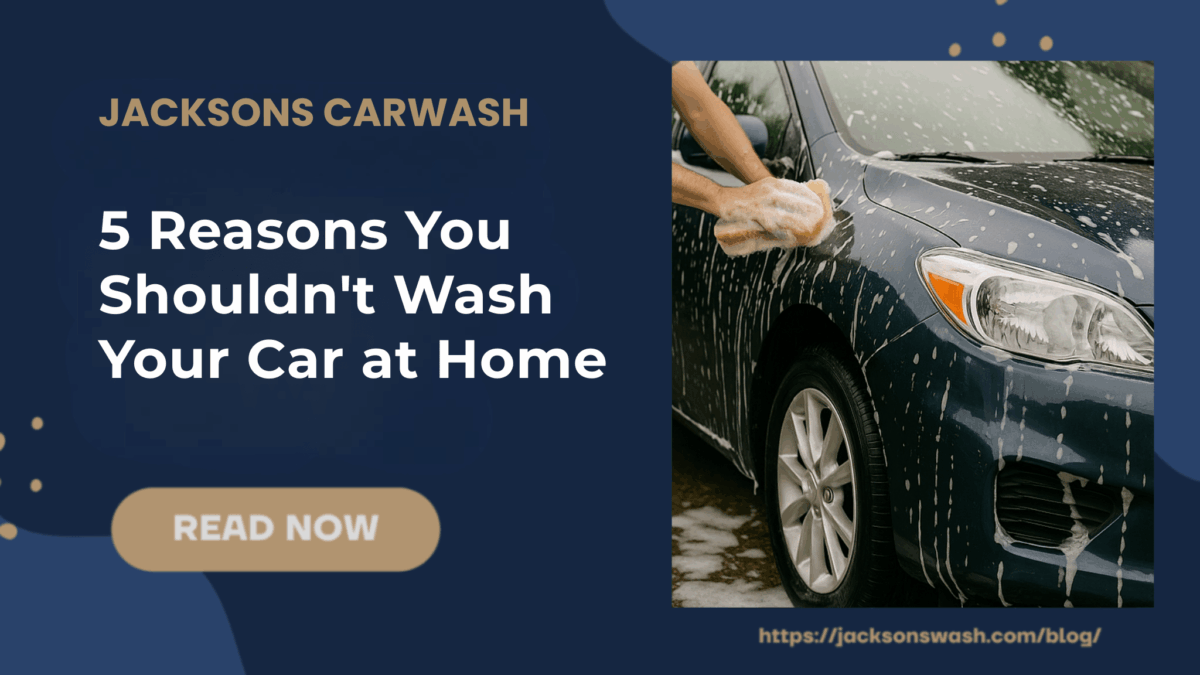 A person washing a car