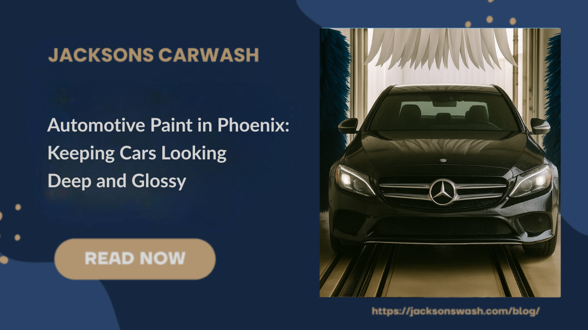 A car in a phoenix car wash