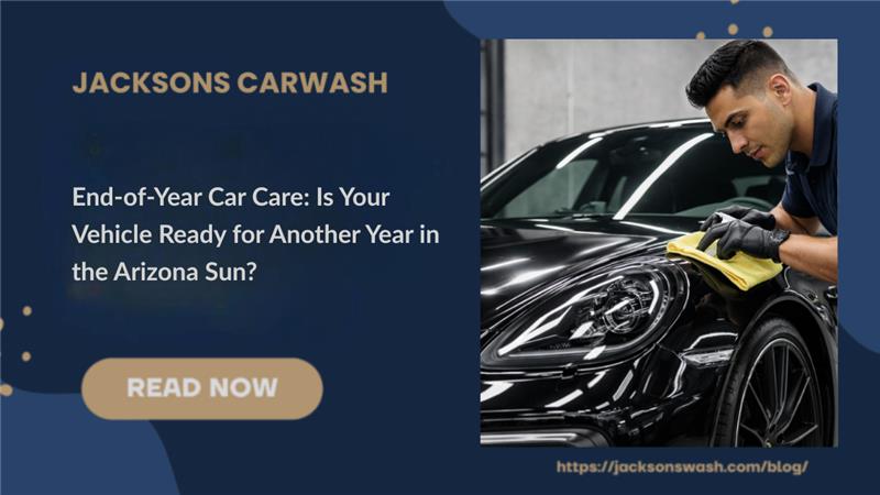 A person cleaning a car