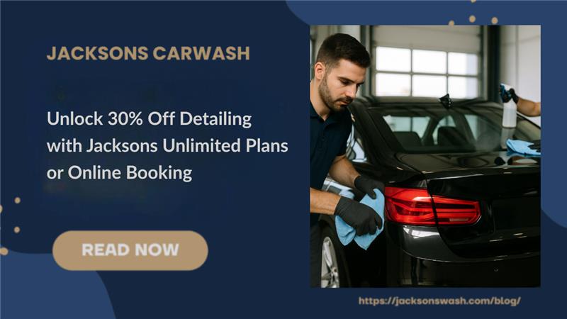 A person cleaning a car