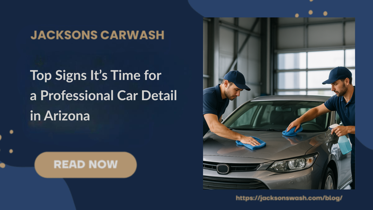 Men cleaning a car with a cloth