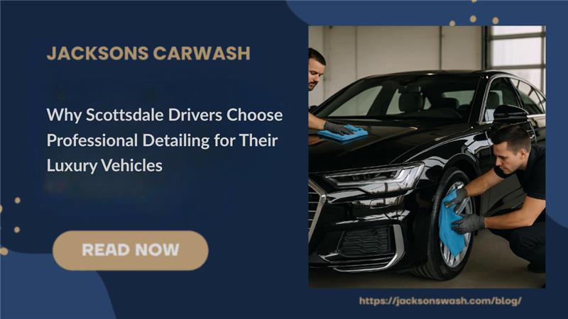 A person cleaning a car