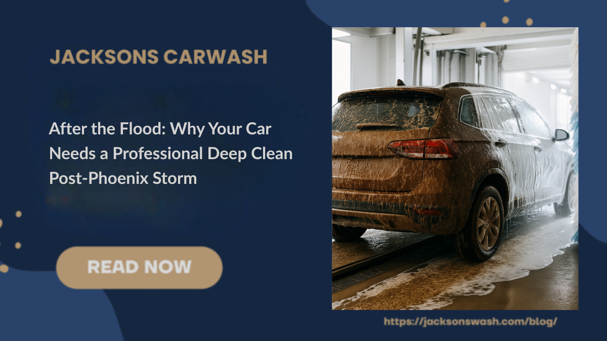 A car in car wash